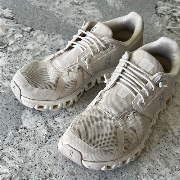 On Running Men's Cream Athletic Shoes - Picture 7 of 7